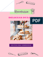 Recetas Delicias Dulces