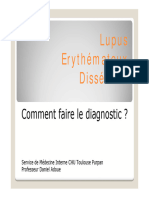Diagnostic Du Lupus - PR Adoue
