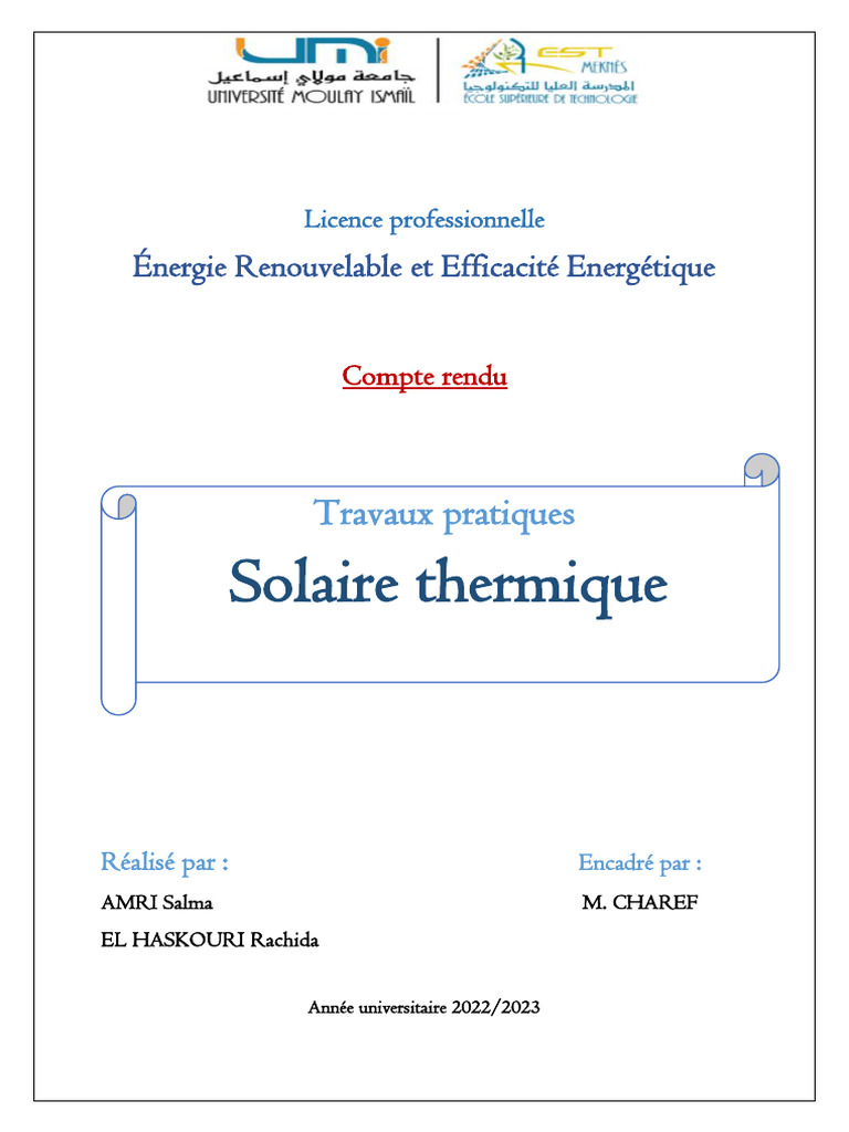 Étude de T*SOL pour l'énergie solaire | PDF | Énergie solaire ...
