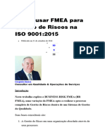 3 - COMO Usar FMEA para Gestão de Riscos Na ISO 9001
