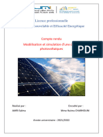 TP Compte Rendu Photovoltaiques 1