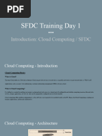 SFDC Training Day 1