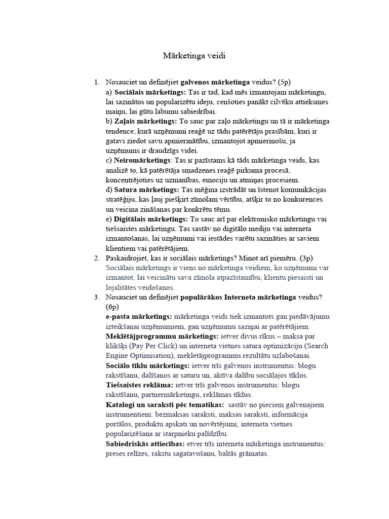 MÄrketinga Veidi - Testsnr1 | PDF