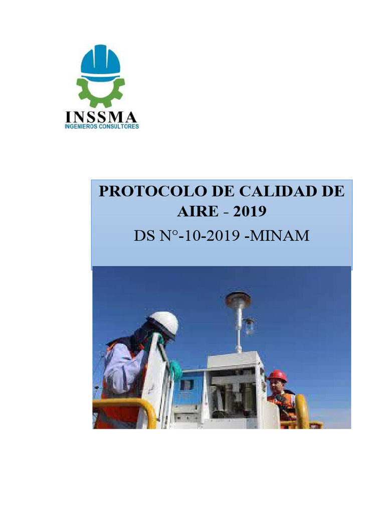 Protocolo de Monitoreo de Calidad del Aire | PDF | La contaminación del ...