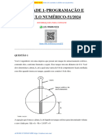 Atividade 1 - Programação e Cálculo Numérico-51-2024