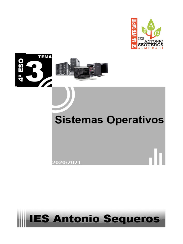 4eso Tema3 Sistemas Operativos Pdf Arranque Ventana Informática