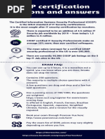 8 CISSP Domains Percentage