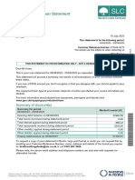 Student Finance Account - Letter