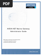 Aveva Net Marine Gateway Administrator Guide