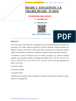 Atividade 1 - Estatística e Probabilidade - 51-2024