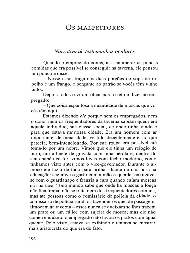 Malfeitores e o Mistério do Sol Escurecido | PDF