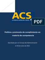 32 - Política y Protocolo de Cumplimiento en Materia de Competencia - 2020