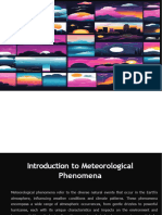 Introduction To Meteorological PhenomenaPPT