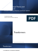 Magnetic Circuit Theory and Transformers II