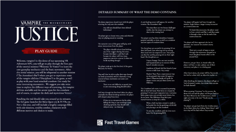 VTMJustice Gamescom GameGuide 1920x1080 | PDF
