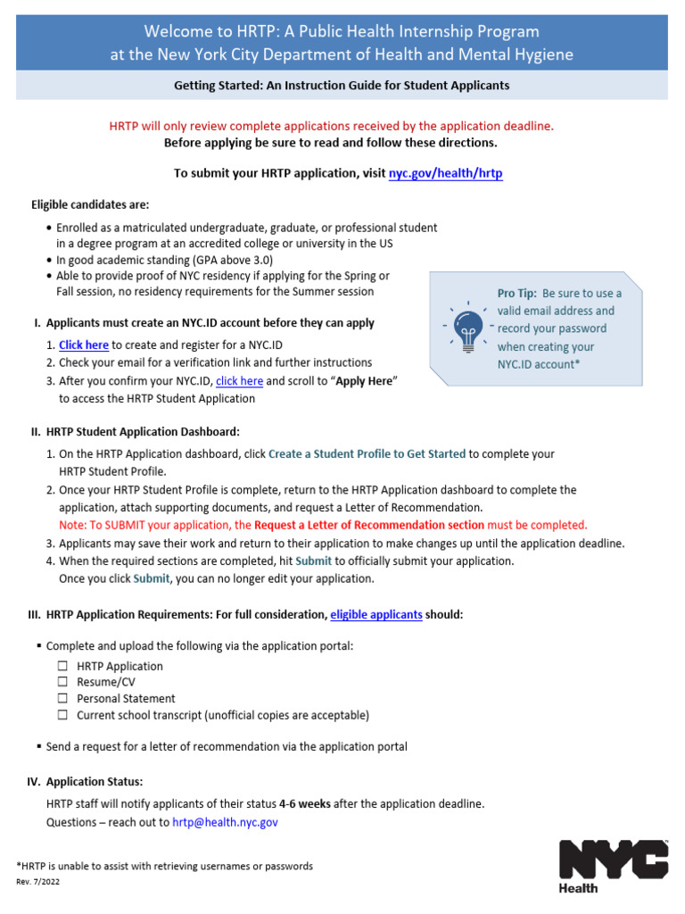 HRTP Guide | PDF