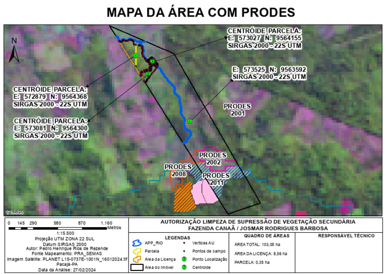 Mapa Do Prodes | PDF | Pesquisas | Cartografia