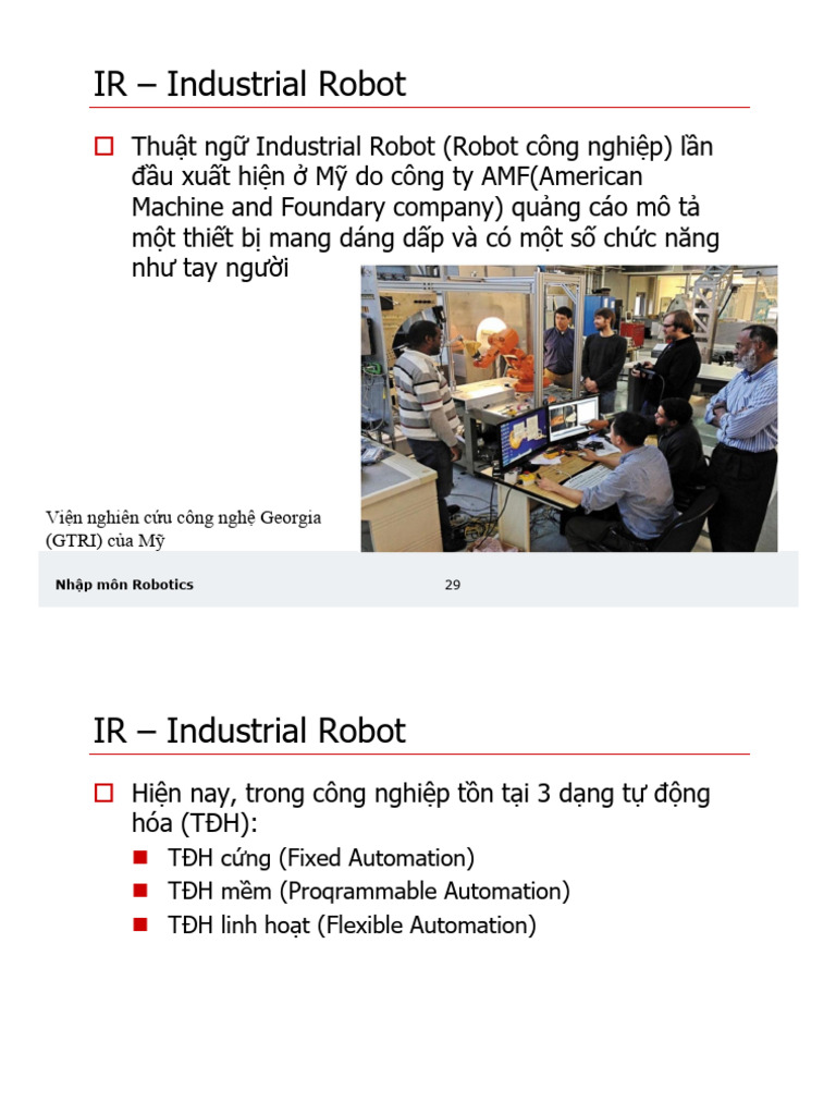 Introduction To Robotics - Gioi Thieu Ve Robot Va Robotic - 2 | PDF