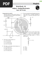 Work Book - 1 Diode BJT - Sid Sir