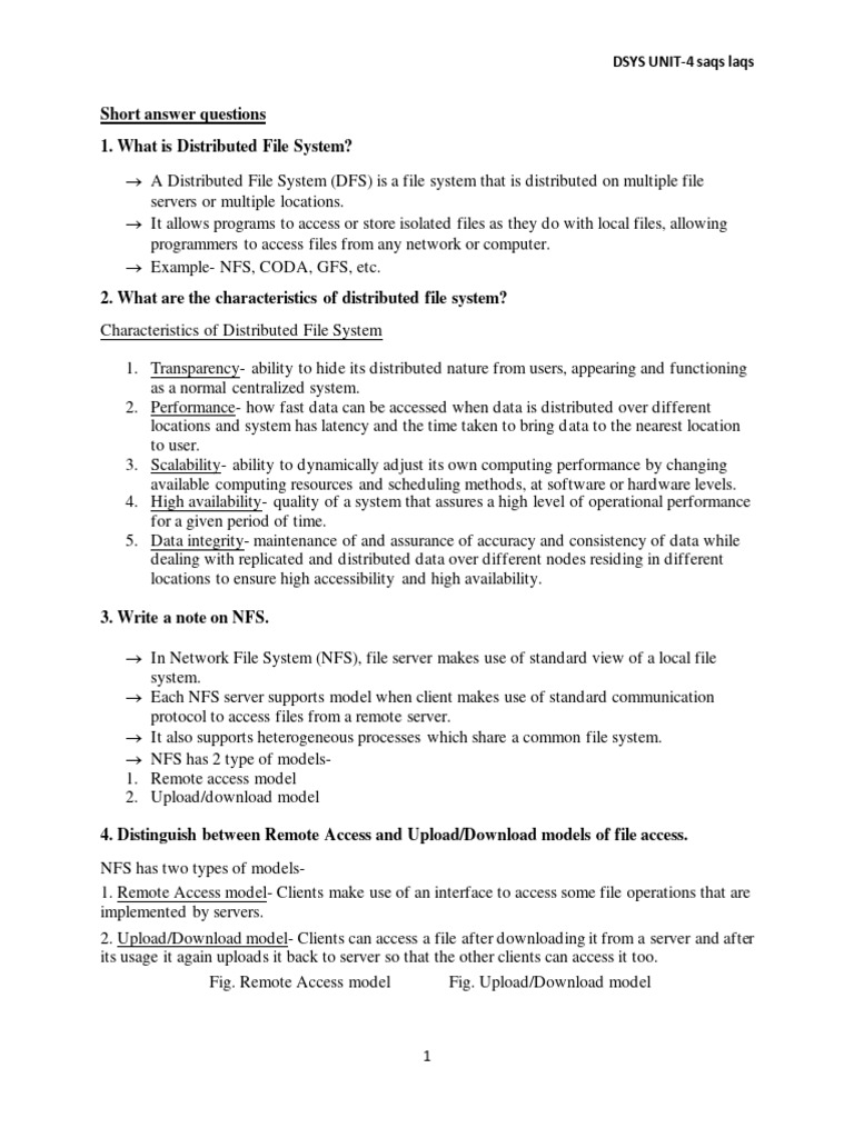 DS UNIT-4 Saqs Laqs (Completed) | Download Free PDF | Uniform Resource ...
