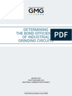 Determining The Bond Efficiency of Industrial Grinding