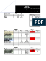 2022 PRs 15 Week Program - 3x Bench, Conventional Deadlift