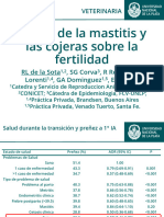 Cojeras, Mastitis e Infertilidad