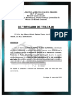 Certificado de Trabajo