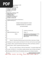 Response to Letter From Adya Tripathi and David Eichler Regarding Payment of Howard Rice Claim