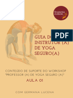 Workshop Professor (A) de Yoga Seguro (A) - Ustrasana