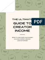 Creator Income Guide