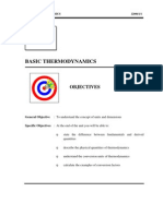 Basic Thermodynamics Fundamentals