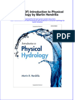 Ebook Ebook PDF Introduction To Physical Hydrology by Martin Hendriks All Chapter PDF Docx Kindle