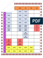 Horarios Vero Infante