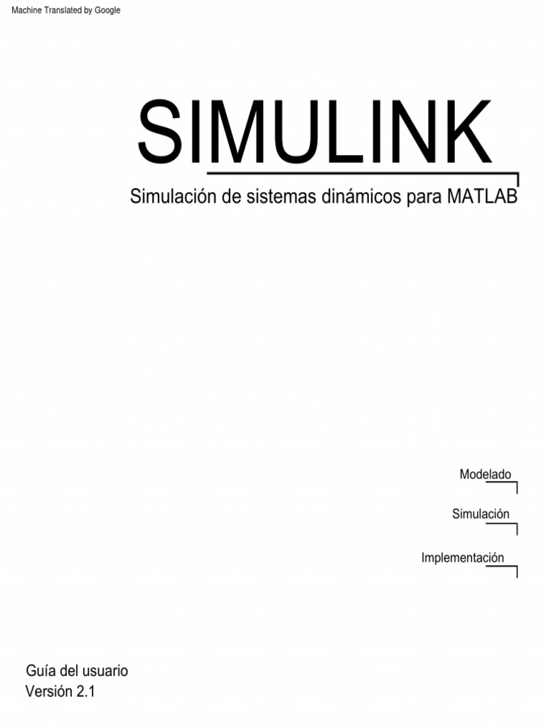 Simulink tutorial completo espa ol pdf matlab simulaci n