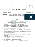 12th English Public Exam Original Question Paper May 2022