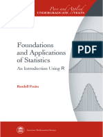 Foundations and Applications of Statistics: An Introduction Using