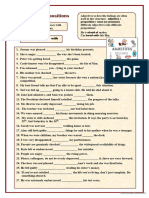 Adjectives + Prepositions