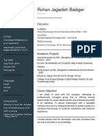 Resume Profile