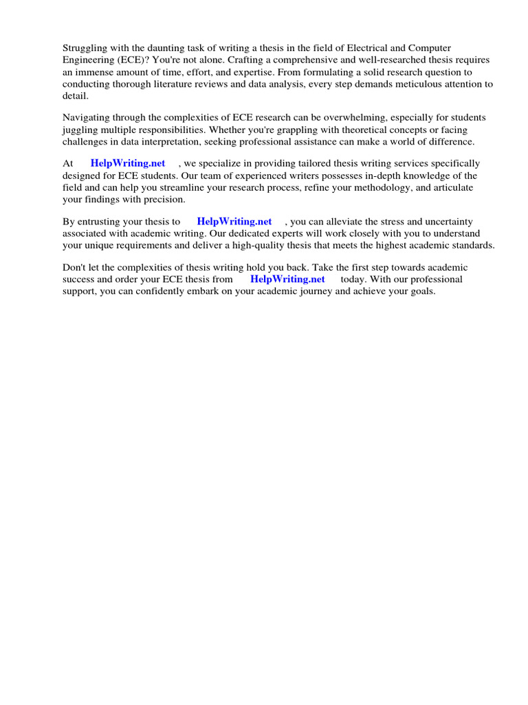 Ece sample thesis title pdf thesis methodology