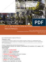 Unidad de Trabajo 1. Introducción A La Automatización Industrial