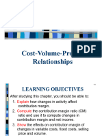 Cost Volume Profit Relationships