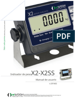 X2 X2SS Weighing Indicator Manual - En.es