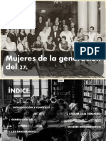 Mujeres de La Generación Del 27