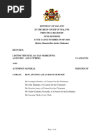 Mulli Brothers Limited V Attorney General Ruling