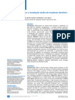 Preservação Alveolar e Instalação Tardia de Implante Dentário: Relato de Caso