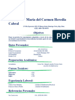 Maria Del Carmen Heredia Cabral