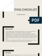 API Testing Checklist