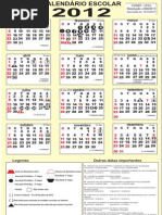 Calendário letivo_2012