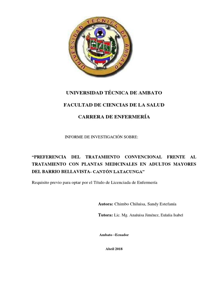 Proyecto Uta Final Pdf Farmacocinética Medicina Alternativa